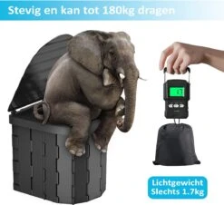 Merkloos Camping Toilet Met Draagtas En 10 Vuilzakken - Toiletemmer Draagbaar Met Deksel -Buiten Kamperen Apparatuur 1200x1100 7