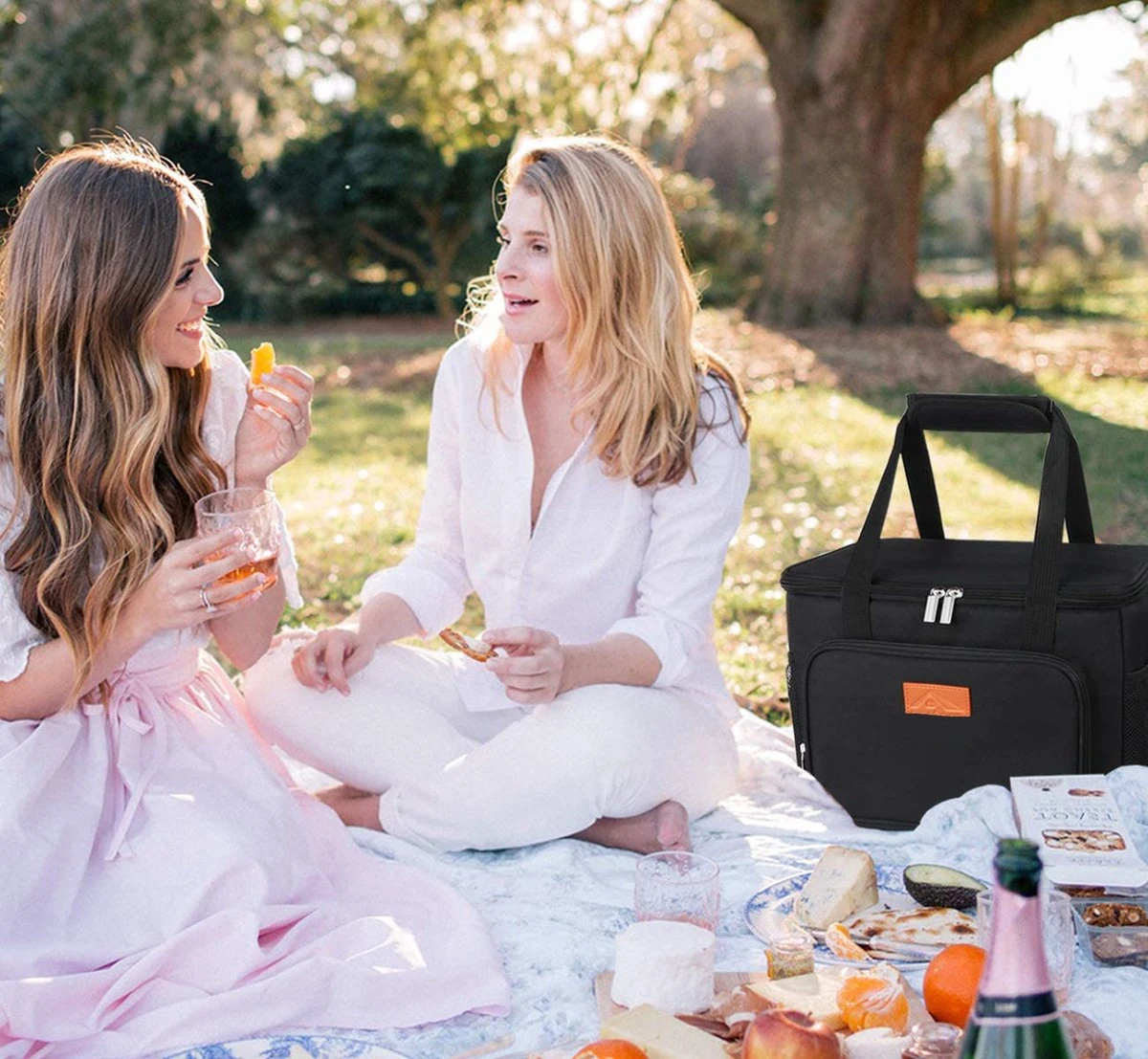 Lunchtas - Koeltas Voor Dames En Heren - Cool Bag - 4 Laags Geïsoleerde Koeltas - Kleine Cooler - Lunch Box - Lunchtas 15 Liter- Zwart 4 Lunchtas - Koeltas Voor Dames En Heren - Cool Bag - 4 Laags Geïsoleerde Koeltas - Kleine Cooler - Lunch Box - Lunchtas 15 Liter- Zwart - Afbeelding 2