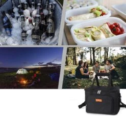 Lunchtas - Koeltas Voor Dames En Heren - Cool Bag - 4 Laags Geïsoleerde Koeltas - Kleine Cooler - Lunch Box - Lunchtas 15 Liter- Zwart 13 Lunchtas - Koeltas Voor Dames En Heren - Cool Bag - 4 Laags Geïsoleerde Koeltas - Kleine Cooler - Lunch Box - Lunchtas 15 Liter- Zwart -Buiten Kamperen Apparatuur 1200x1107 6
