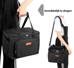 Lunchtas - Koeltas Voor Dames En Heren - Cool Bag - 4 Laags Geïsoleerde Koeltas - Kleine Cooler - Lunch Box - Lunchtas 15 Liter- Zwart 15 Lunchtas - Koeltas Voor Dames En Heren - Cool Bag - 4 Laags Geïsoleerde Koeltas - Kleine Cooler - Lunch Box - Lunchtas 15 Liter- Zwart -Buiten Kamperen Apparatuur 1200x1107 7