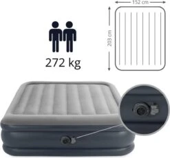 Intex Deluxe Pillow Rest Raised Luchtbed - 2-persoons - 203x152x42 Cm -Buiten Kamperen Apparatuur 1200x1116 1