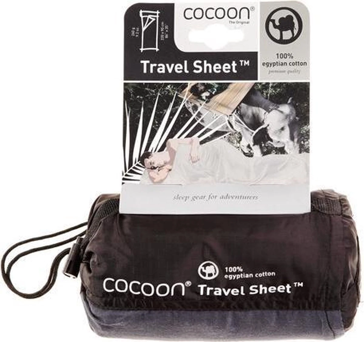 Cocoon TravelSheet - Lakenzak - Egyptisch Katoen - Khaki 5 Cocoon TravelSheet - Lakenzak - Egyptisch Katoen - Khaki - Afbeelding 3