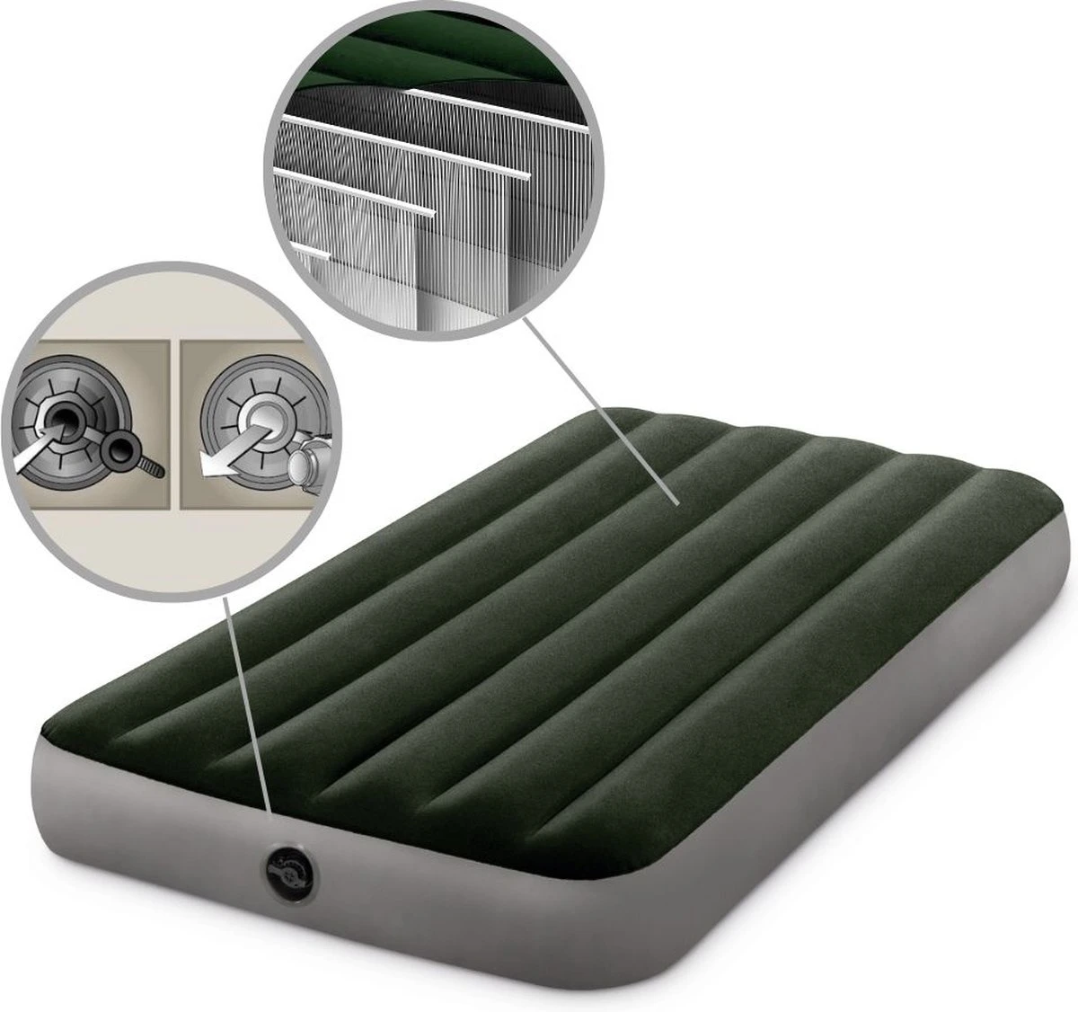 Intex Prestige Downy Twin Luchtbed - 1-persoons - 191 X 99 X 22 Cm 10 Intex Prestige Downy Twin Luchtbed - 1-persoons - 191 X 99 X 22 Cm - Afbeelding 8