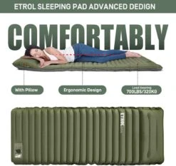 ETROL Camping Slaapmat-2-in-1 Zelfopblazende Kampeermat Met Kussen (78"x 28"), Lichtgewicht, Dik 4"compact Kussen, Geschikt Voor Zelfrijdende Reizen, Lekvrije, Waterdichte Tent 11 ETROL Camping Slaapmat-2-in-1 Zelfopblazende Kampeermat Met Kussen (78"x 28"), Lichtgewicht, Dik 4"compact Kussen, Geschikt Voor Zelfrijdende Reizen, Lekvrije, Waterdichte Tent -Buiten Kamperen Apparatuur 1200x1132 3