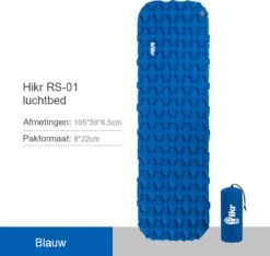 Hikr® Luchtbed - Slaapmat - Opblaasbaar Matras - Lichtgewicht - Outdoor - Camping - Hiking & Wandelen -Buiten Kamperen Apparatuur 1200x1138 3