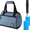 Brisby 4 Laags Geïsoleerde Koeltas - Lunchtas 10 Liter - Zigzag Blauw -Buiten Kamperen Apparatuur 1200x1143 10