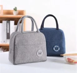 Koeltas - Lunchtas - Volwassenen En Kinderen - Compact & Handig: Zomer - Picknick -School - Lunch - Werk - Klassiek Grijs -Buiten Kamperen Apparatuur 1200x1145 6