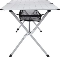 Campart Campingtafel XL TA-0806 - Opvouwbaar, Lichtgewicht En Met Verstelbare Poten - Kampeertafel Inklapbaar Inclusief Opbergtas - 140 X 80 X 70 Cm - Wit -Buiten Kamperen Apparatuur 1200x1147