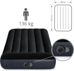 Intex Pillow Rest Classic Twin Luchtbed - 1-persoons - 99x191x25cm -Buiten Kamperen Apparatuur 1200x1148