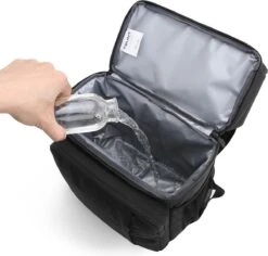 Koeltas Rugzak (28L) - Geschikt Voor 16 Blikjes - Lunchtas Voor Dames En Heren - Zwart -Buiten Kamperen Apparatuur 1200x1148 6