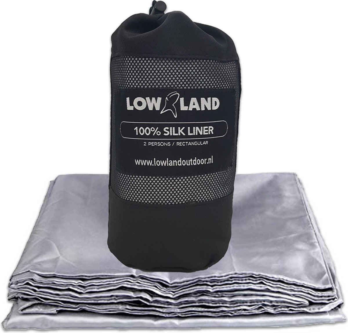 LOWLAND OUTDOOR® Lakenzak - 100% Zijde - 2 Persoons - 220x160cm - 255 Gram 6 LOWLAND OUTDOOR® Lakenzak - 100% Zijde - 2 Persoons - 220x160cm - 255 Gram - Afbeelding 4