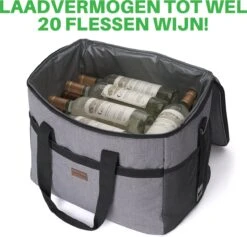 Packaway 4 Laags Geïsoleerde Koeltas - Lunchtas 40 Liter - Grijs -Buiten Kamperen Apparatuur 1200x1149 6