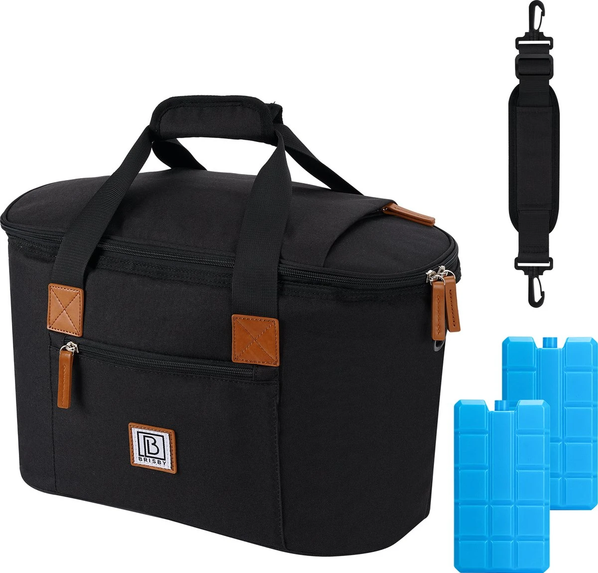 Brisby 4 Laags Geïsoleerde Koeltas - Boodschappentas 21 Liter - Zwart 3 Brisby 4 Laags Geïsoleerde Koeltas - Boodschappentas 21 Liter - Zwart