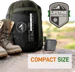 HikeMeister® Outdoor Survival Fishing Mummy Slaapzak 230 X 80 Cm -8°C -Buiten Kamperen Apparatuur 1200x1152 5