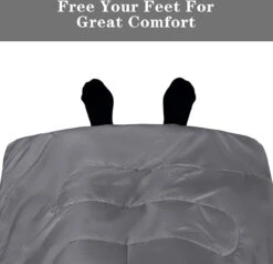 Meisterhome® Mummy Slaapzak - Kamperen - Antraciet - Ca. 220 X 75 Cm - Incl. Draagtas -Buiten Kamperen Apparatuur 1200x1157 5