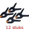 Merkloos 12x Kunststof 9,5 Cm Kleine Marktklem Lijmklem Zeilklem Klem Clam Spanwijdte 4 Cm -Buiten Kamperen Apparatuur 1200x1159 2