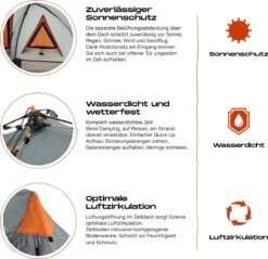 Where Tomorrow Solo Tent Pop Up 225X100X57 Cm - Grijs - 1 Persoons 12 Where Tomorrow Solo Tent Pop Up 225X100X57 Cm - Grijs - 1 Persoons -Buiten Kamperen Apparatuur 1200x1162