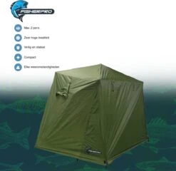 FisherPro Karpertent Met Stormcover – Vistent – Tent - Bescherming Tegen Zon En Wind – 100% Waterdichte Stormhoes – Met Handige Meeneemtas – Ook Geschikt Als Strandtent Of Festivaltent – Extra Veiligheid En Warmte Door Stormcover 33 FisherPro Karpertent Met Stormcover – Vistent – Tent - Bescherming Tegen Zon En Wind – 100% Waterdichte Stormhoes – Met Handige Meeneemtas – Ook Geschikt Als Strandtent Of Festivaltent – Extra Veiligheid En Warmte Door Stormcover -Buiten Kamperen Apparatuur 1200x1164 2