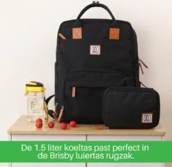 Brisby 4 Laags Geïsoleerde Koeltas - Lunchtas 1.5 Liter - Zwart -Buiten Kamperen Apparatuur 1200x1167 6