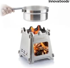 Innovagoods INKLAPBARE STALEN CAMPINGOVEN FLAMET - Camping Oven - Mini Oven - Camping Oventje - Oventje Camping - Mini Oven Vrijstaand - Mini Oventje -Buiten Kamperen Apparatuur 1200x1169 8