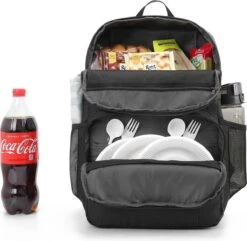 Koeltas Rugzak (28L) - Geschikt Voor 16 Blikjes - Lunchtas Voor Dames En Heren - Zwart -Buiten Kamperen Apparatuur 1200x1170 9