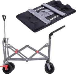 AREBOS Handkar | Transportwagen | Apparatuurwagen | Opvouwbaar | Duwstang| Zwart 25 AREBOS Handkar | Transportwagen | Apparatuurwagen | Opvouwbaar | Duwstang| Zwart -Buiten Kamperen Apparatuur 1200x1177