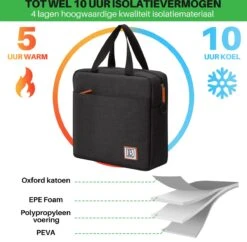 Brisby 4 Laags Geïsoleerde Koeltas - Lunchtas 7 Liter - Zwart 16 Brisby 4 Laags Geïsoleerde Koeltas - Lunchtas 7 Liter - Zwart -Buiten Kamperen Apparatuur 1200x1178 21