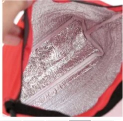 Merkloos Koeltas Lunch - Lunchtas Volwassenen - Kinderen - Lunchtrommel - Picknicktas - Koelzak - Coolbag - Waterdicht - Roze -Buiten Kamperen Apparatuur 1200x1178 9