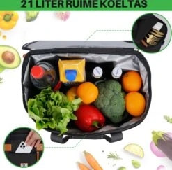 Brisby 4 Laags Geïsoleerde Koeltas - Boodschappentas 21 Liter - Zwart 13 Brisby 4 Laags Geïsoleerde Koeltas - Boodschappentas 21 Liter - Zwart -Buiten Kamperen Apparatuur 1200x1180 12