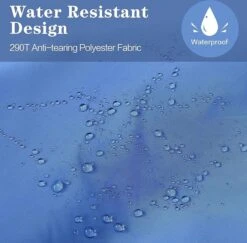 HikeMeister ® Mummy Slaapzak Kamperen Blauw Ca. 220 X 75 Cm Met Draagtas -Buiten Kamperen Apparatuur 1200x1180 16