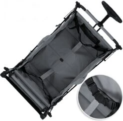 Rijoka Luxe Opvouwbare Bolderkar/Bolderwagen | Met Dakje En Draagtas | Grijs 13 Rijoka Luxe Opvouwbare Bolderkar/Bolderwagen | Met Dakje En Draagtas | Grijs -Buiten Kamperen Apparatuur 1200x1182 11