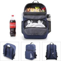 Koeltas Rugzak (28L) - 16 Blikjes - Lunchtas Voor Dames En Heren - Picknicktas - Blauw 12 Koeltas Rugzak (28L) - 16 Blikjes - Lunchtas Voor Dames En Heren - Picknicktas - Blauw -Buiten Kamperen Apparatuur 1200x1185 7