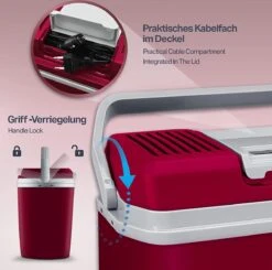 Tillvex- Koelbox, Coolbox, 24 Liter, Rood -Buiten Kamperen Apparatuur 1200x1190 21