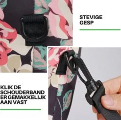 Brisby 4 Laags Geïsoleerde Koeltas - Boodschappentas 21 Liter - Bloemetjes -Buiten Kamperen Apparatuur 1200x1191 13