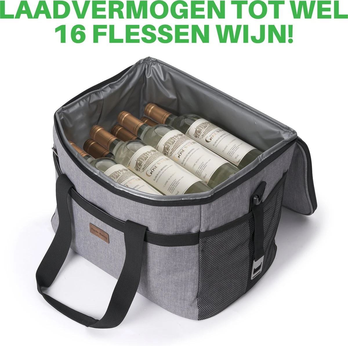 Packaway 4 Laags Geïsoleerde Koeltas - Lunchtas 30 Liter - Grijs 17 Packaway 4 Laags Geïsoleerde Koeltas - Lunchtas 30 Liter - Grijs - Afbeelding 15