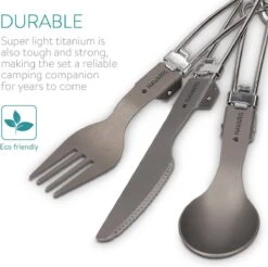 Navaris Campingbestek Van Titanium - Set Met Vork, Mes En Lepel - Inklapbaar - Bestekset Voor Onderweg - Inclusief Karabijnhaak En Bewaarzakje 18 Navaris Campingbestek Van Titanium - Set Met Vork, Mes En Lepel - Inklapbaar - Bestekset Voor Onderweg - Inclusief Karabijnhaak En Bewaarzakje -Buiten Kamperen Apparatuur 1200x1195 13