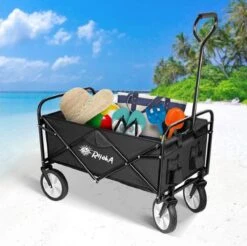 Rijoka Opvouwbare Bolderkar/Bolderwagen | Zwart -Buiten Kamperen Apparatuur 1200x1197 11