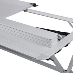Campart Campingtafel XL TA-0806 - Opvouwbaar, Lichtgewicht En Met Verstelbare Poten - Kampeertafel Inklapbaar Inclusief Opbergtas - 140 X 80 X 70 Cm - Wit -Buiten Kamperen Apparatuur 1200x1199 4