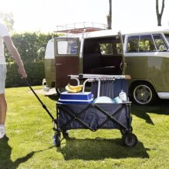 Campart Bolderkar HC-0910 - Opvouwbaar - Bolderwagen Met Stevig Harmonicaframe - Inclusief Opbergtas En Bodemplaat - Blauw -Buiten Kamperen Apparatuur 1200x1200 1083