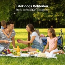 LifeGoods Bolderkar - Opvouwbaar - Tot 120KG - 103L - Extra Draagtas En Duwstang - Wasbaar Polyester - 98x45cm - Blauw/Grijs 18 LifeGoods Bolderkar - Opvouwbaar - Tot 120KG - 103L - Extra Draagtas En Duwstang - Wasbaar Polyester - 98x45cm - Blauw/Grijs -Buiten Kamperen Apparatuur 1200x1200 1097