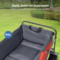 LifeGoods Bolderkar - Opvouwbaar - Tot 80KG - 94L - Wasbaar Polyester - 98x45cm - Rood/Grijs 19 LifeGoods Bolderkar - Opvouwbaar - Tot 80KG - 94L - Wasbaar Polyester - 98x45cm - Rood/Grijs -Buiten Kamperen Apparatuur 1200x1200 1117