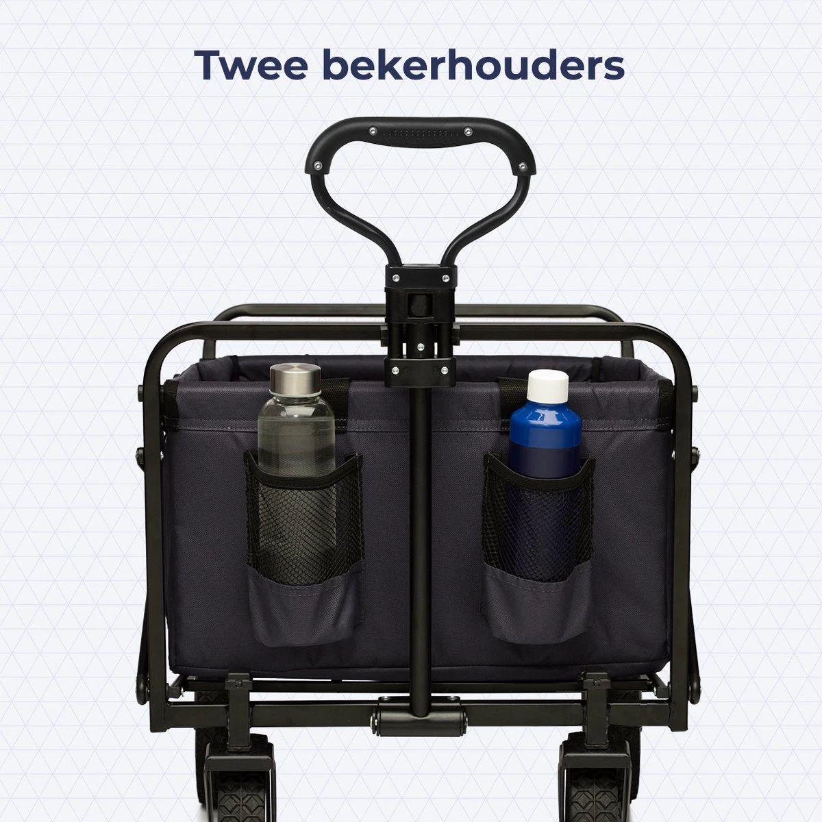 LifeGoods Bolderkar - Opvouwbaar - Draaibare Wielen - 2 Standen - 70KG Draagkracht - Zwart 10 LifeGoods Bolderkar - Opvouwbaar - Draaibare Wielen - 2 Standen - 70KG Draagkracht - Zwart - Afbeelding 8