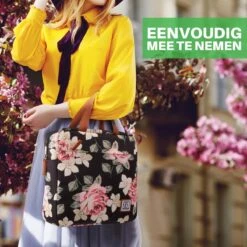 Brisby 4 Laags Geïsoleerde Koeltas - Lunchtas 7 Liter - Bloemetjes -Buiten Kamperen Apparatuur 1200x1200 1254