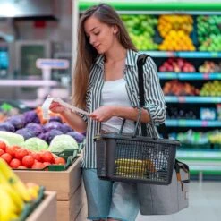 Brisby 4 Laags Geïsoleerde Koeltas - Boodschappentas 21 Liter - Grijs -Buiten Kamperen Apparatuur 1200x1200 1278