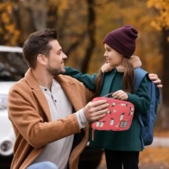 Brisby 4 Laags Geïsoleerde Koeltas - Lunchtas 1.5 Liter - Roze Pinguïn -Buiten Kamperen Apparatuur 1200x1200 1322