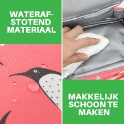 Brisby 4 Laags Geïsoleerde Koeltas - Lunchtas 1.5 Liter - Roze Pinguïn -Buiten Kamperen Apparatuur 1200x1200 1323