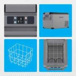 Auronic Elektrische Koelbox - 30.4L - Compressor - 12V En 240V - Grijs -Buiten Kamperen Apparatuur 1200x1200 1334