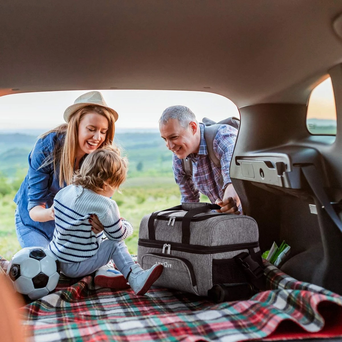 Lifewit 20L Koeltas | 20 Liter | Opvouwbaar | Koelbox-Koeltas | Isolatietas/ Picknicktas Voor Levensmiddelen / Grijs 5 Lifewit 20L Koeltas | 20 Liter | Opvouwbaar | Koelbox-Koeltas | Isolatietas/ Picknicktas Voor Levensmiddelen / Grijs - Afbeelding 3