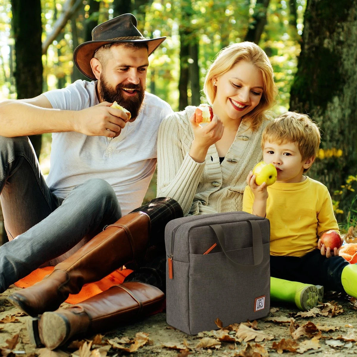 Brisby 4 Laags Geïsoleerde Koeltas - Lunchtas 7 Liter - Donkergrijs 9 Brisby 4 Laags Geïsoleerde Koeltas - Lunchtas 7 Liter - Donkergrijs - Afbeelding 7