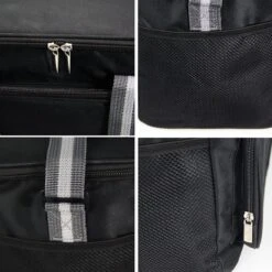 IBright Koeltas Opvouwbaar 15 Liter - 4 Laags Geïsoleerde Lunchtas - Waterdicht - Zwart -Buiten Kamperen Apparatuur 1200x1200 1441